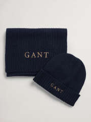 Gant - Halstørklæde og hue gaveæske