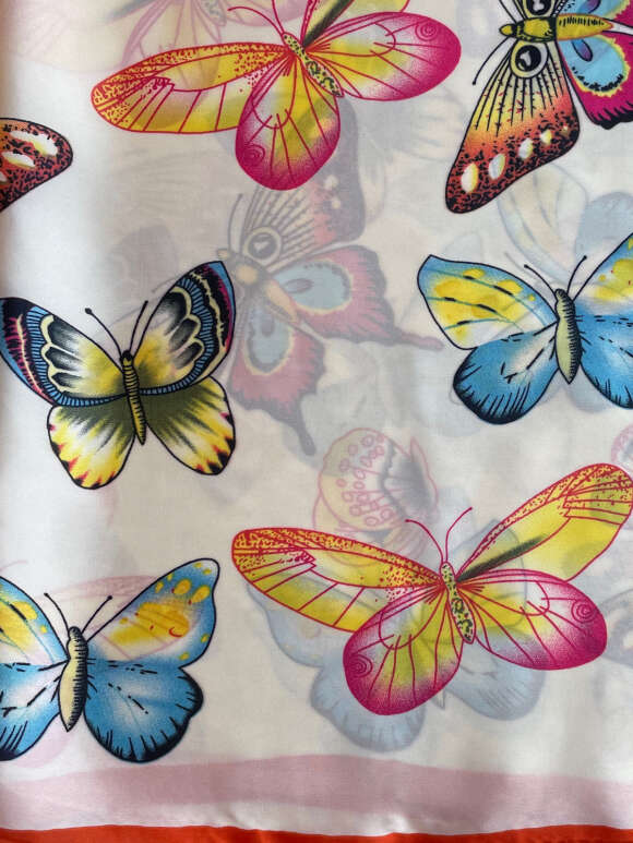 F-House - Tørklæde med sommerfugle 
