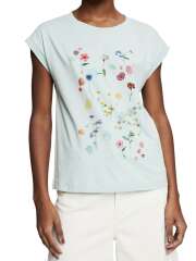 Esprit - T-shirt med blomster