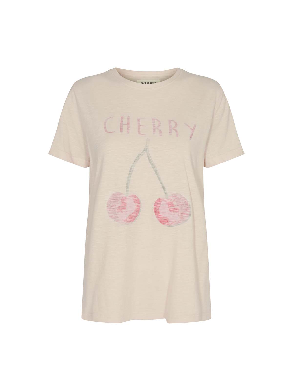 Tilgængelig pisk Hemmelighed T-shirt med cherry fra Sofie Schnoor - Shop på GUNDTOFT.dk