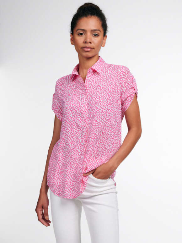 Eterna - Skjorte med pink print 