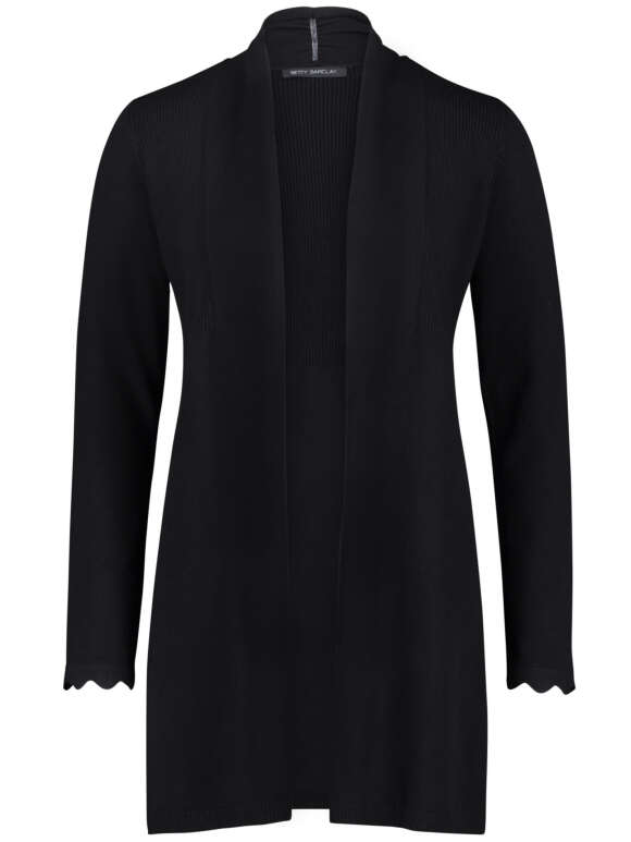Cardigan Vintage Betty Barclay - 100% Laine Rouge, Taille 46 FR (plutôt 44), Gilet Femme