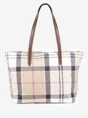 BARBOUR - BARBOUR Wetherham Quilted Tartan Tote