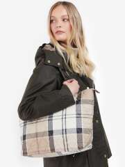 BARBOUR - BARBOUR Wetherham Quilted Tartan Tote