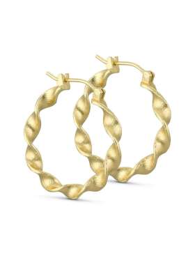 Store snoede øreringe