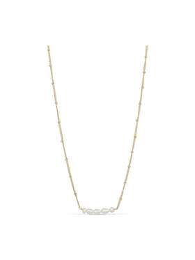 Halskæde med ferskvandsperler