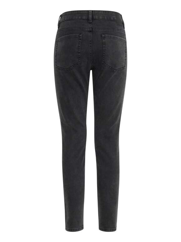 Pulz Jeans - Emma Jeans sort lynlås