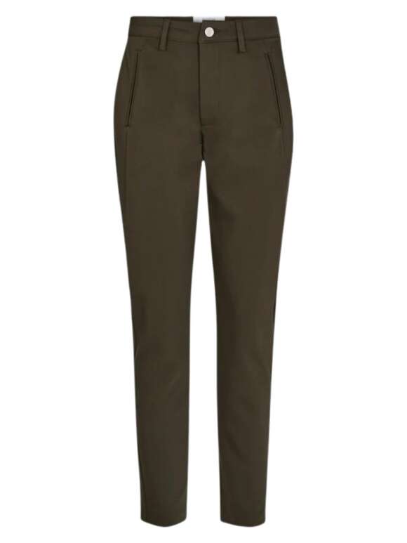 Pieszak Skjorte - PD-Cassandra New Pintuck Velvet Skjorte i Black Coffee