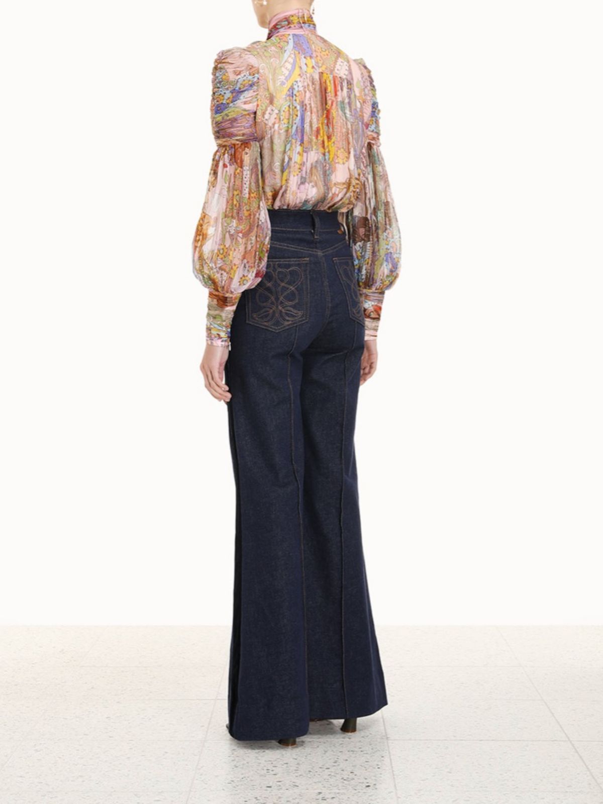 Zimmermann's Kaleidoscope Butterfly-Print Denim Is the Season's Most Audacious Hybrid — image 1