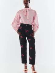 Custommade - Priva bukser med blomsterprint