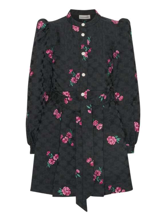 Custommade - Lynett kjole med blomsterprint