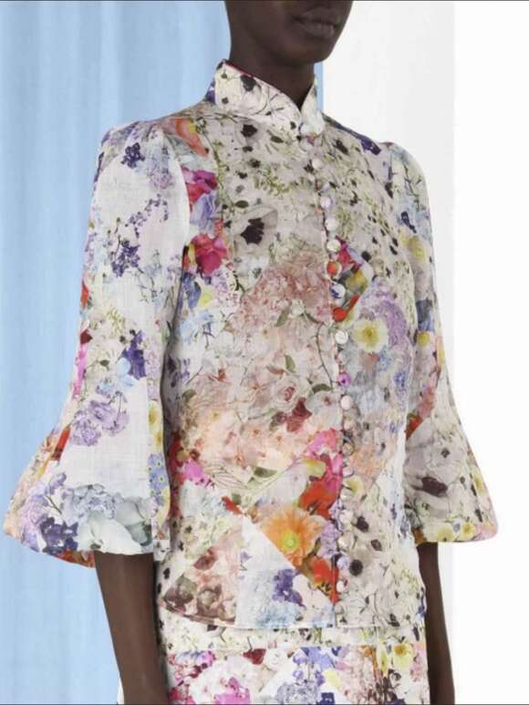 Zimmermann - PRIMA BUTTON BLUSE