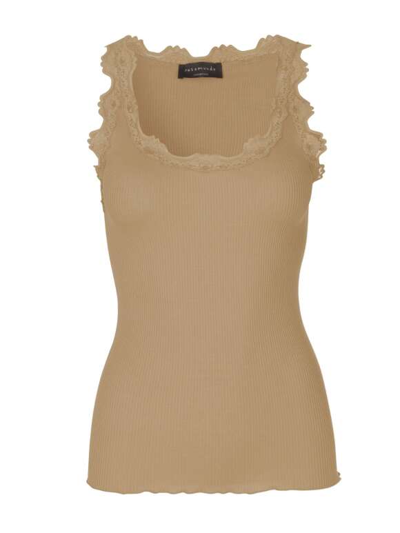 Rosemunde - Blondetop - Mange farver