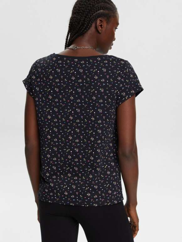 Esprit - T-shirt med blomsterprint