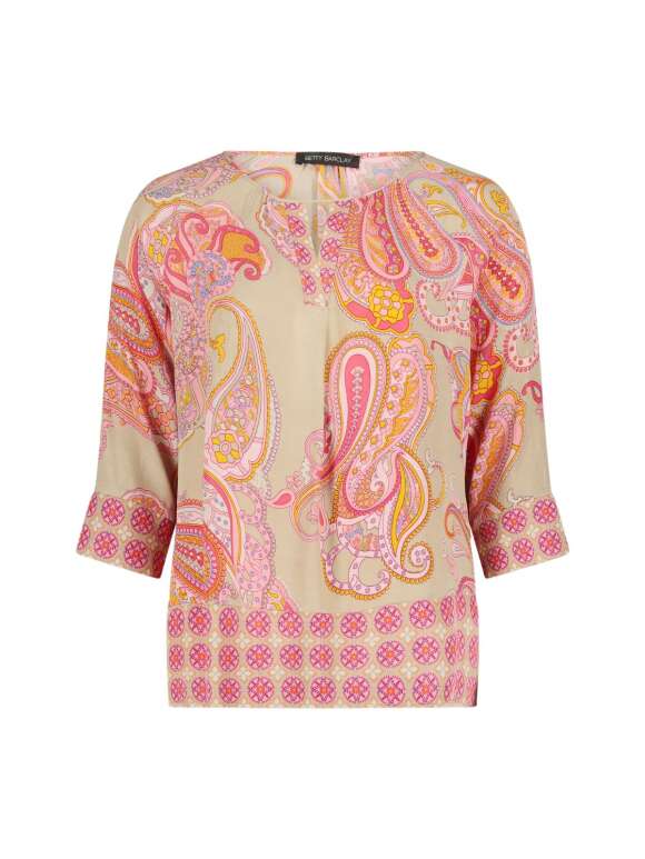 Betty Barclay - Smart bluse med mønster 