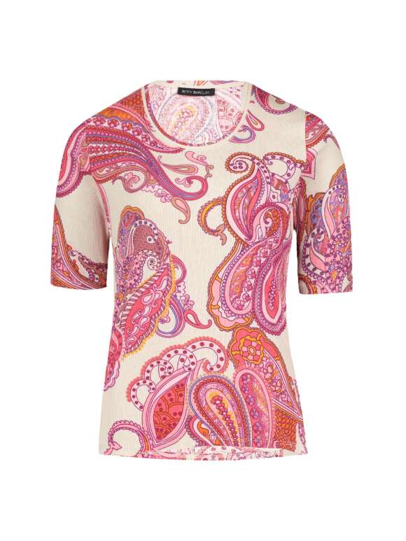 Betty Barclay - T-shirt i paisley mønster 