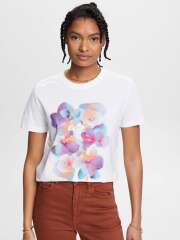 Esprit - Bomulds-T-shirt med print