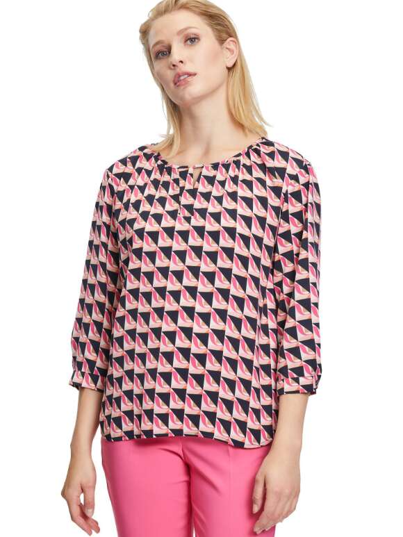 Betty Barclay - Flot bluse med print 