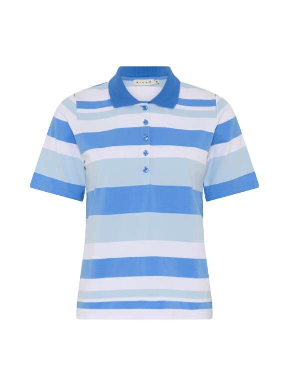 Micha - Stribet polo t-shirt 