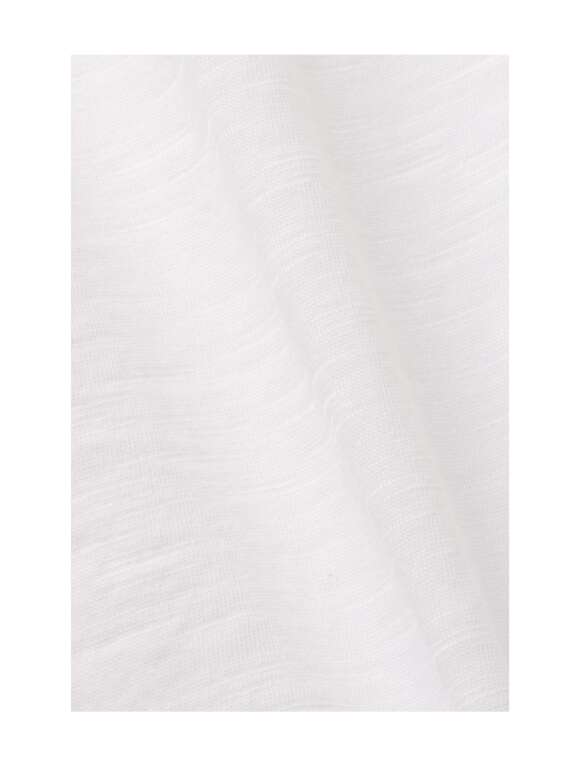 Esprit - T-shirt med broderede ærmer
