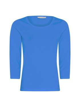 Micha - Basic bluse med rund hals