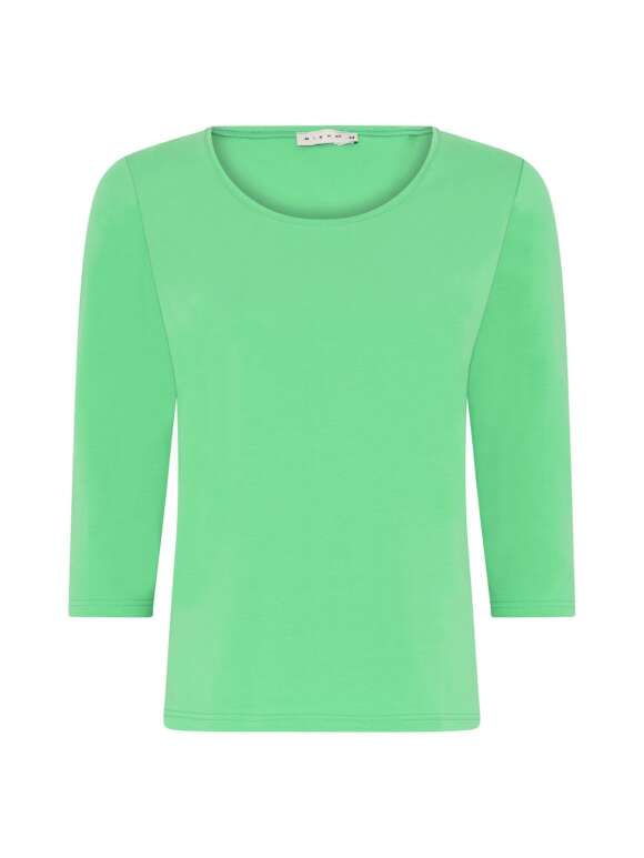 Micha - Basic bluse med rund hals