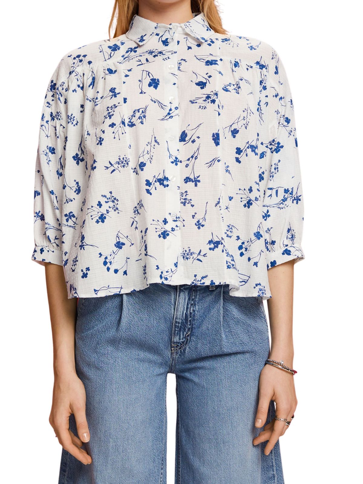 Bluse med blomsterprint | Esprit - Shop nu > Gundtoft