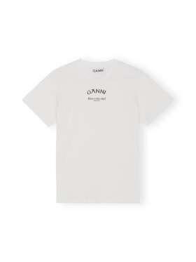 Ganni - Relaxed logo t-shirt