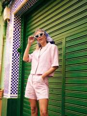 FREEQUENT - Lava shorts med knap