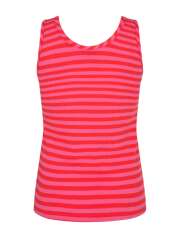 FREEQUENT - Ribbed top med striber
