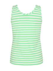FREEQUENT - Ribbed top med striber