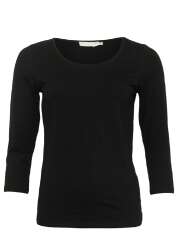 Micha - Basic bluse med rund hals