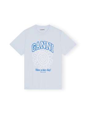 Ganni - Flower Relaxed T-shirt
