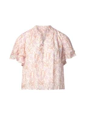 Vanessa Bruno - Stelie Magenta Floral Blouse