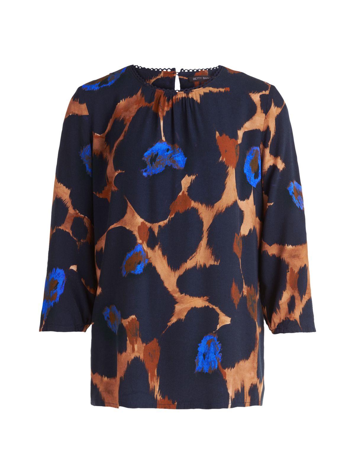 Bluse med dyremønster