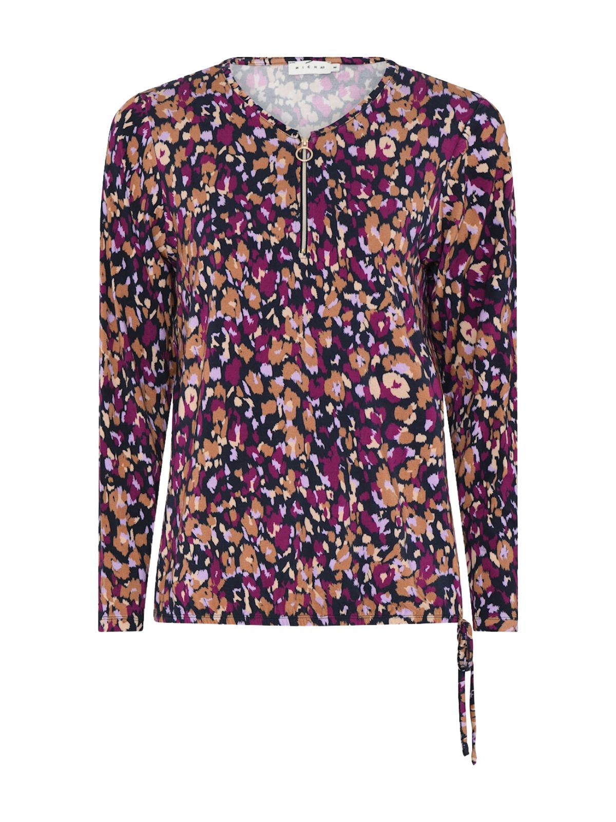 Mønstret bluse