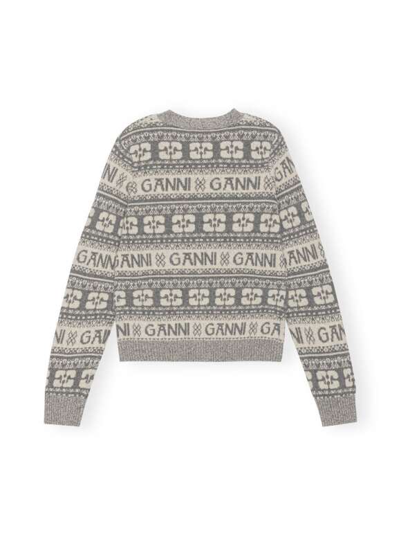 Ganni - ULD MIX CARDIGAN