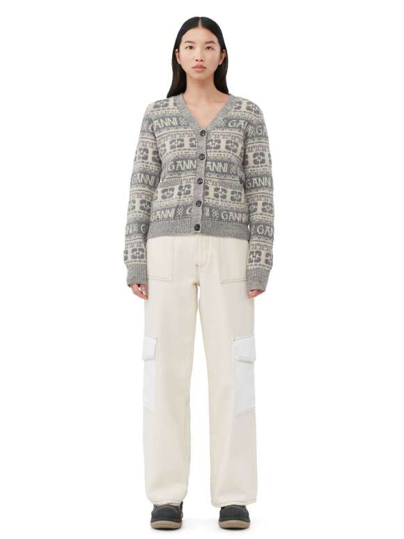 Ganni - ULD MIX CARDIGAN