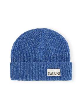 Ganni - Light Structured Rib Knit Beanie