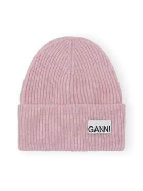 Ganni - Light Structured Rib Knit Beanie