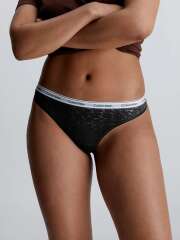 Calvin Klein Undertøj DK - Lace High Leg Thong