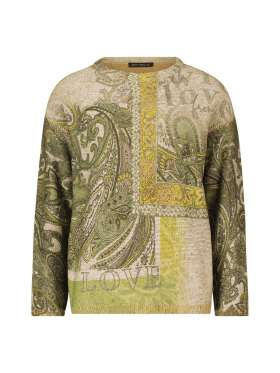 Betty Barclay - Strik bluse med print