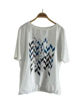 Gerry Weber - T-shirt med print og sten