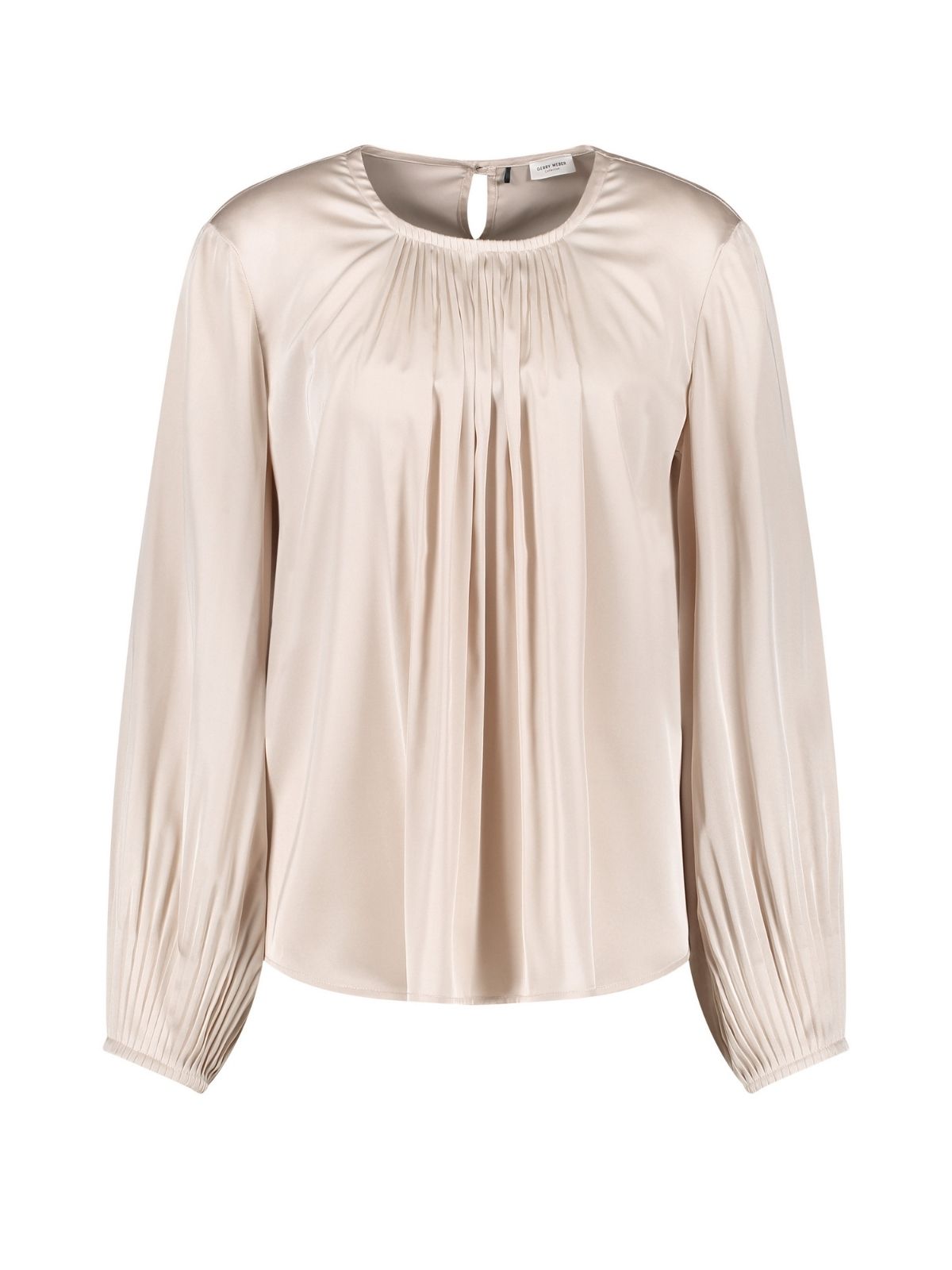 Bluse med rynkedetaljer