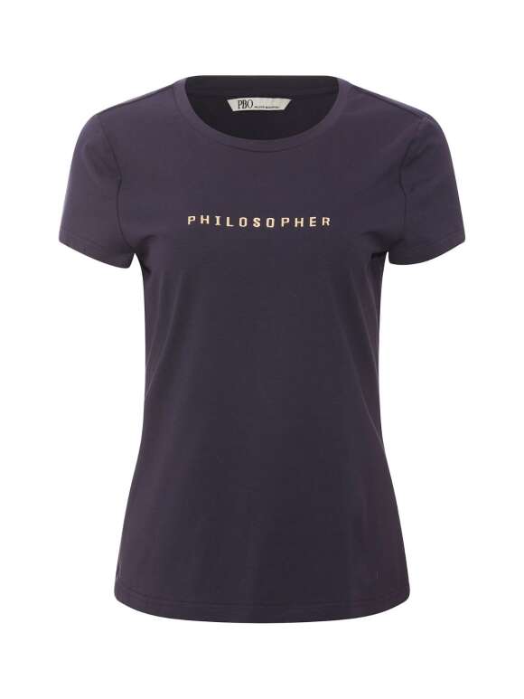 PBO T-shirt - Philosopher T-Shirt i Hvid main image 0