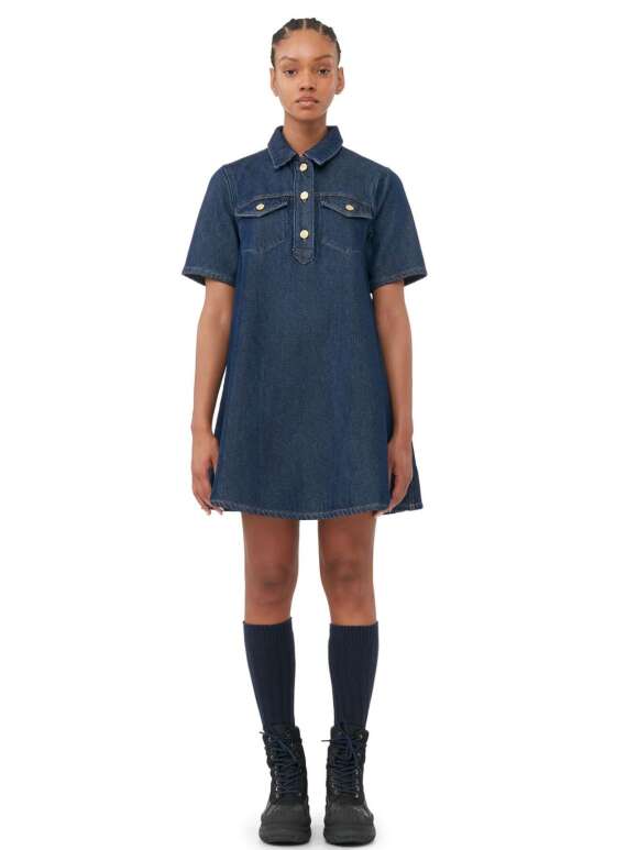 Ganni - HEAVY DENIM MINIKJOLE