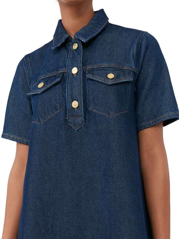 Ganni - HEAVY DENIM MINIKJOLE