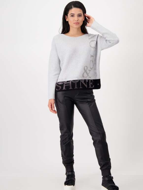 Monari - PULLOVER MED RHINSTEN DETALJER