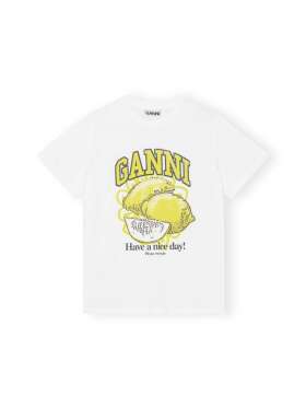 Ganni - RELAXED LEMON T-SHIRT