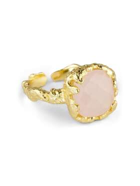 Pure by Nat - RING MED NATURSTEN ROSA